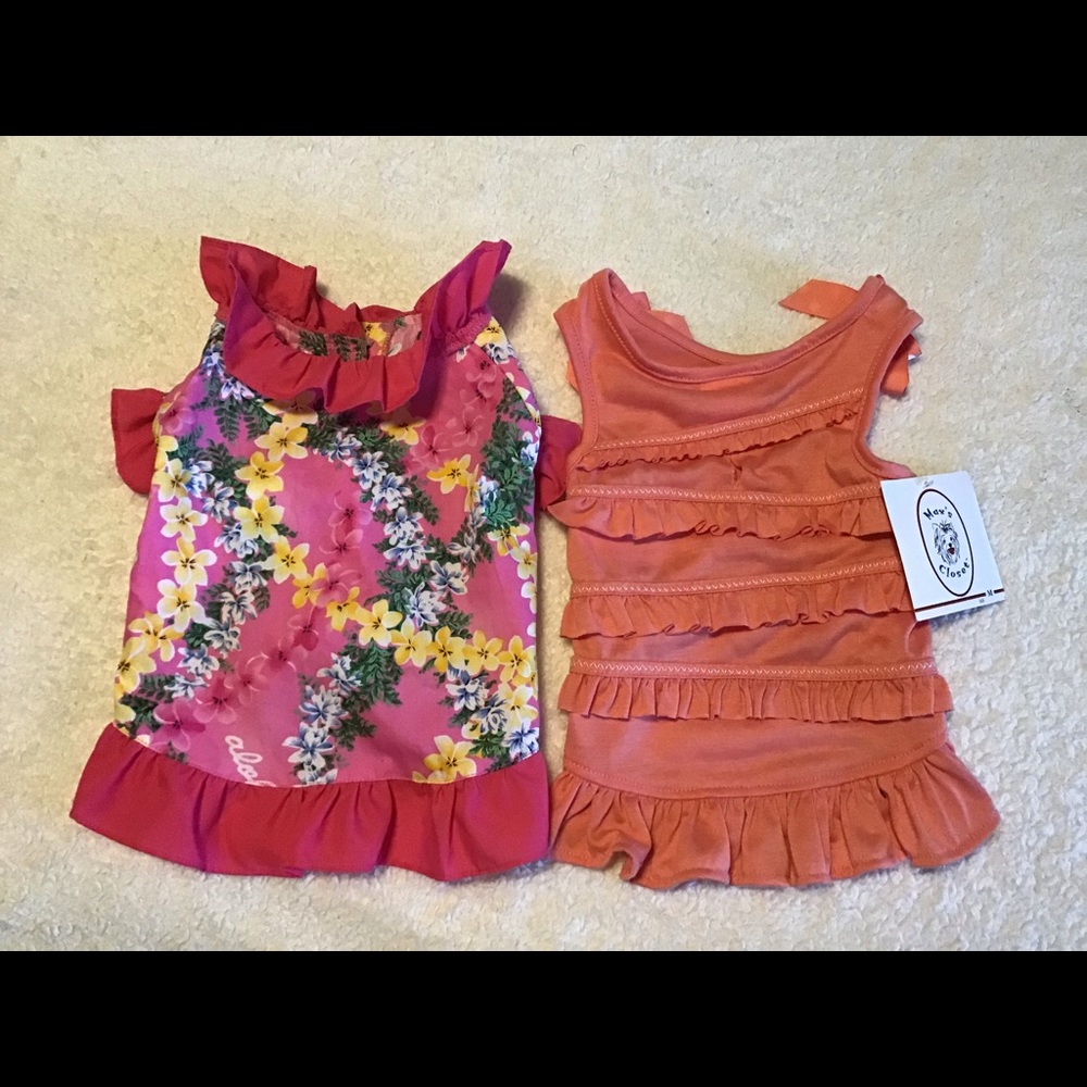 Bundle of 2 doggie dresses